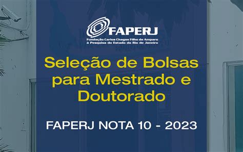 bolsa nota 10 faperj pós-doc